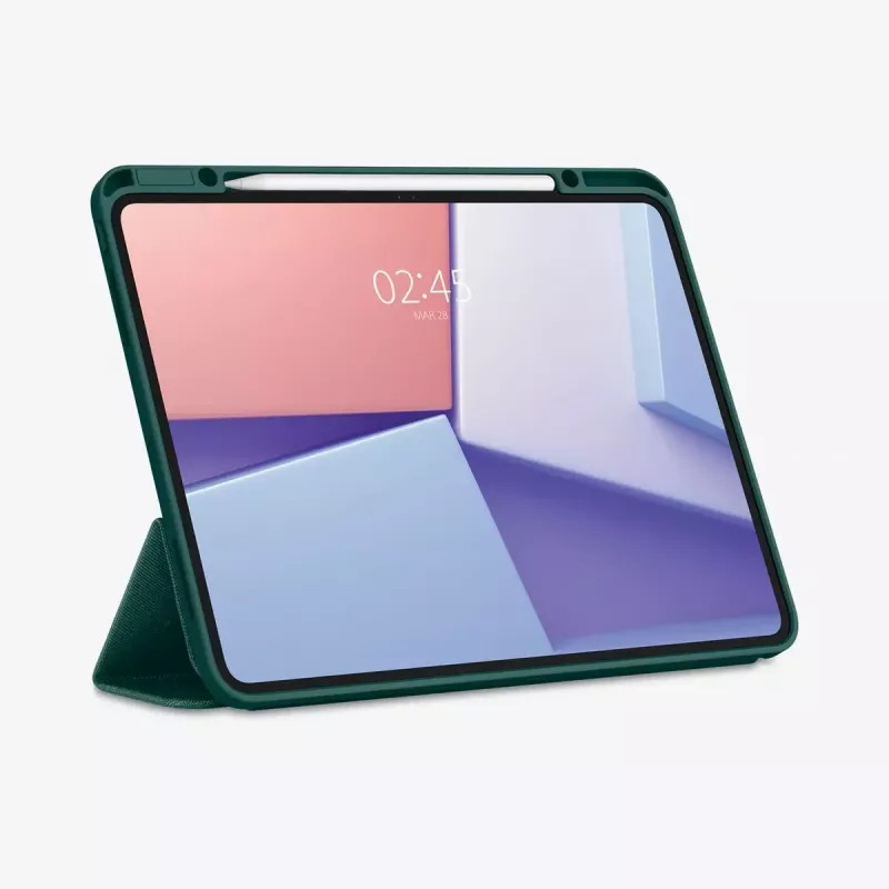 Flip case Spigen Urban Fit 33 cm (13 inch) for iPad Pro 2024 roheline