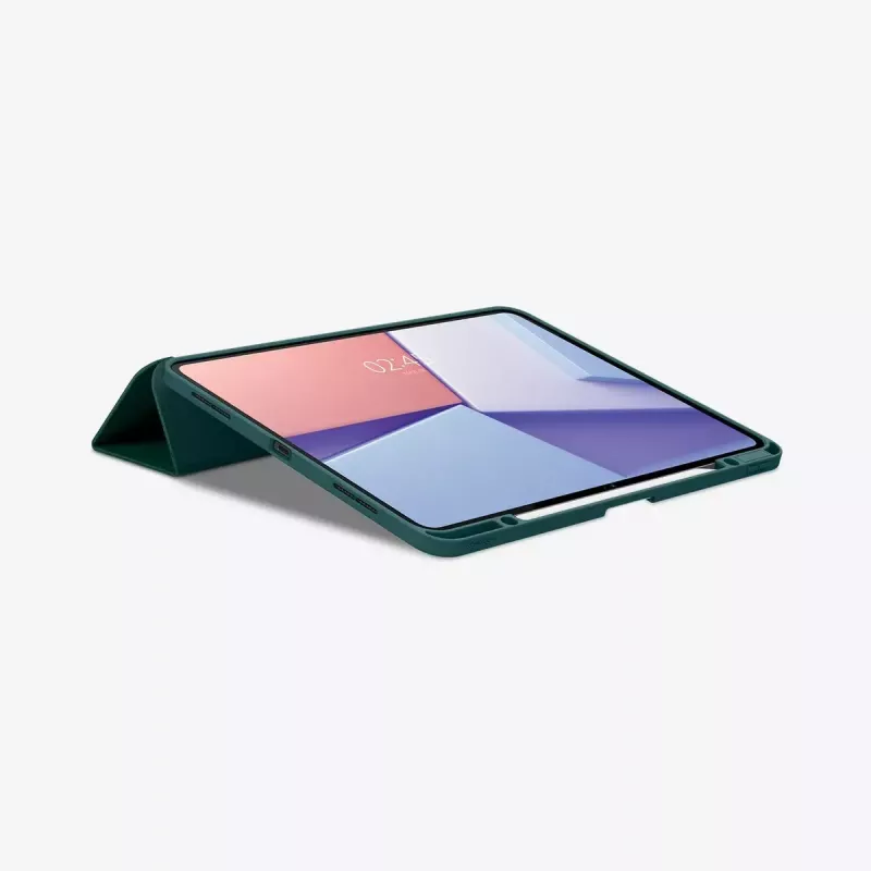 Flip case Spigen Urban Fit 33 cm (13 inch) for iPad Pro 2024 roheline