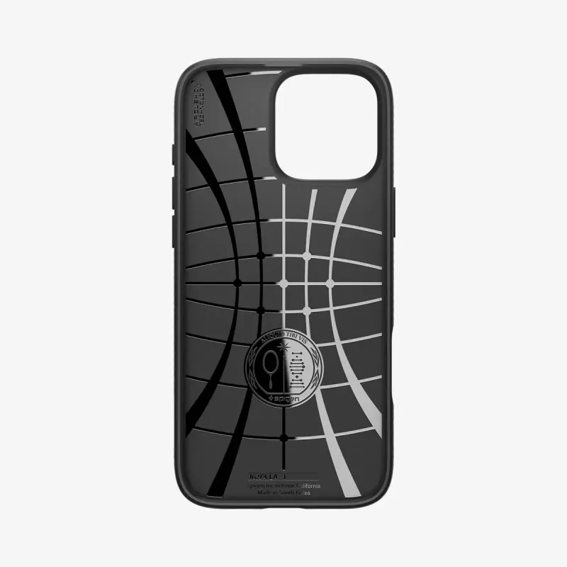 Cover Spigen Liquid Air iPhone 16 Pro Max 17,5 cm Must