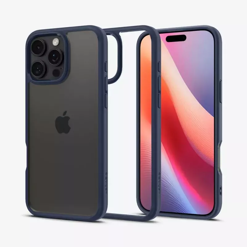 Spigen Ultra Hybrid ümbris iPhone 16 Pro Max 17,5 cm tumesinine