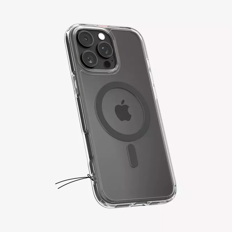 Spigen Ultra Hybrid (MagFit) mobiiltelefoni ümbris 17,5 cm Grafiit Läbipaistev