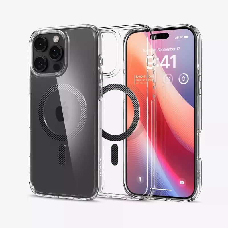 Spigen Ultra Hybrid (MagFit) mobiiltelefoni ümbris 17,5 cm Läbipaistev