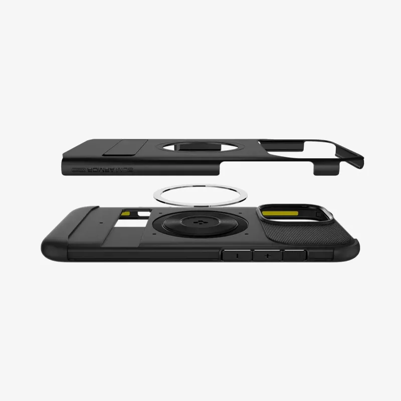 Spigen õhuke Armor (MagFit) mobiiltelefoni ümbris Kate Must 17,5 cm