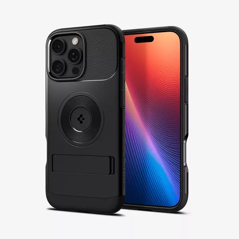 Spigen õhuke Armor (MagFit) mobiiltelefoni ümbris Kate Must 17,5 cm