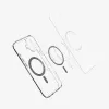 Spigen Ultra Hybrid (MagFit) mobiiltelefoni ümbris Kate Must Läbipaistev iPhone 16 Plus jaoks