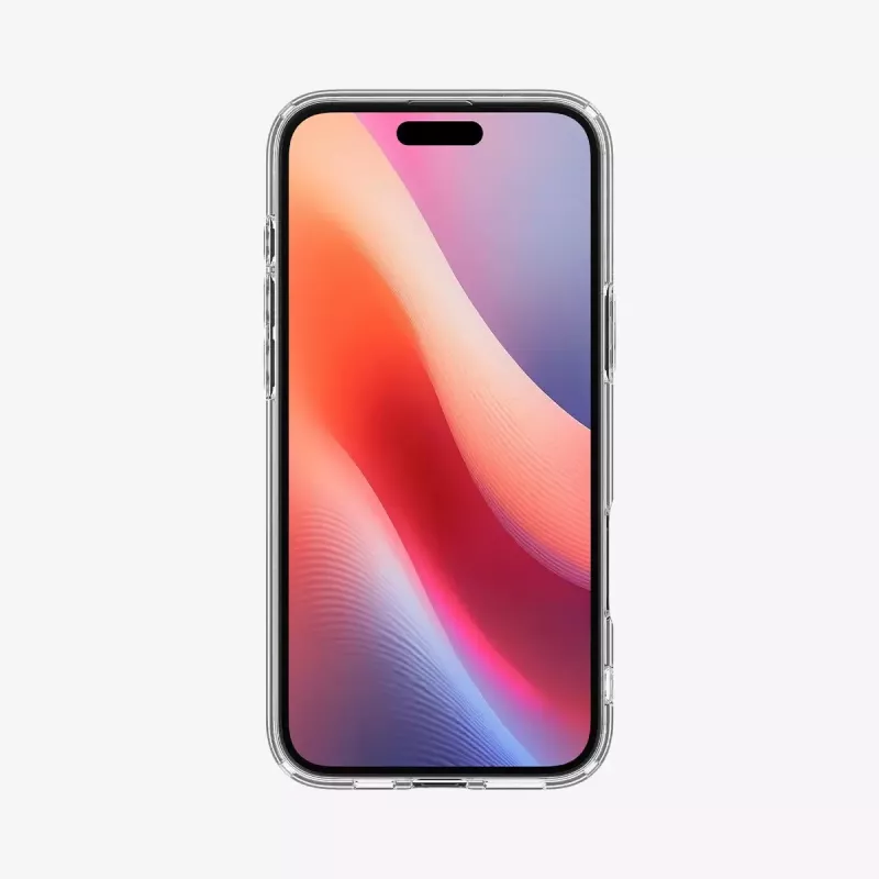 Spigen Ultra Hybrid (MagFit) mobiiltelefoni ümbris Kate Must Läbipaistev iPhone 16 Plus jaoks