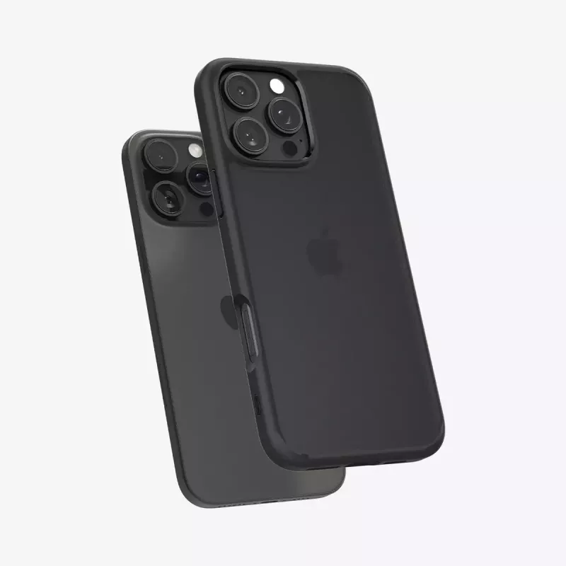 Spigen Ultra Hybrid mobiiltelefoni ümbris must iPhone 16 Pro jaoks 6,3 tolli