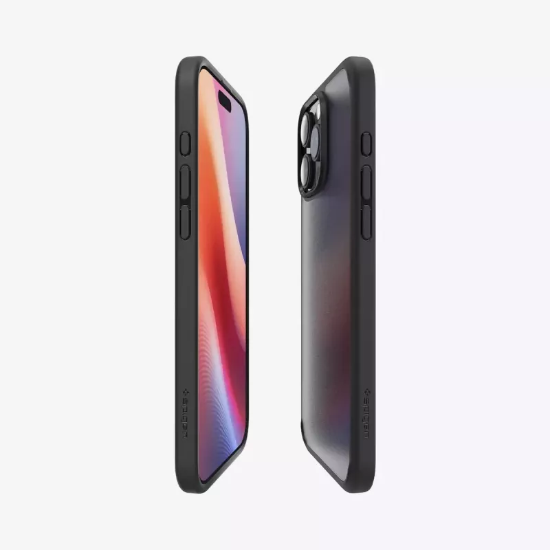 Spigen Ultra Hybrid mobiiltelefoni ümbris must iPhone 16 Pro jaoks 6,3 tolli