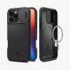 Spigen Optik Armor mobiiltelefoni ümbris Must iPhone 16 Pro jaoks