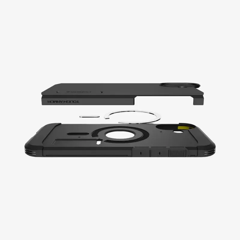 Spigen Tough Armor AI (MagFit) mobiiltelefoni ümbris Must 15.5 cm