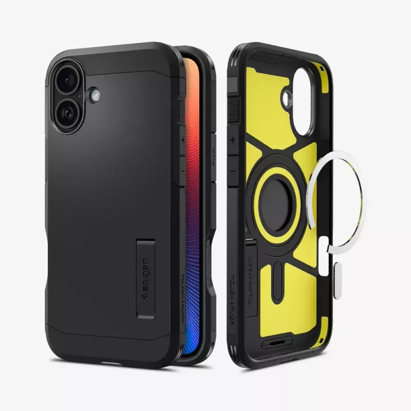 Spigen Tough Armor AI (MagFit) mobiiltelefoni ümbris Must 15.5 cm