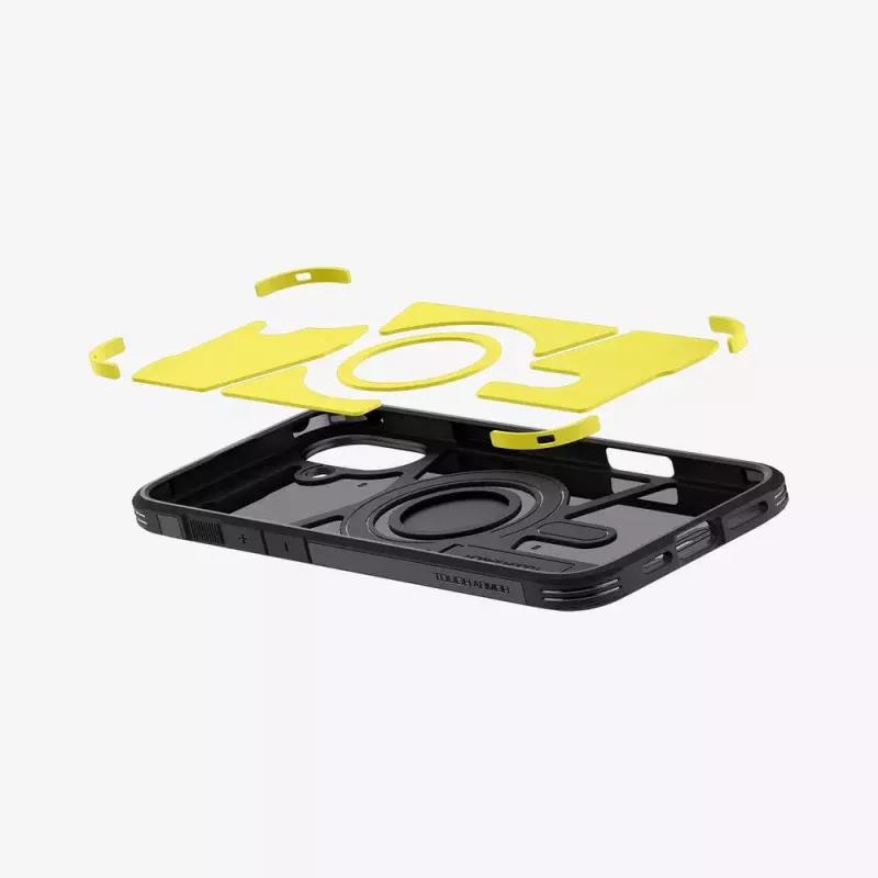 Spigen Tough Armor AI (MagFit) mobiiltelefoni ümbris Must 15.5 cm