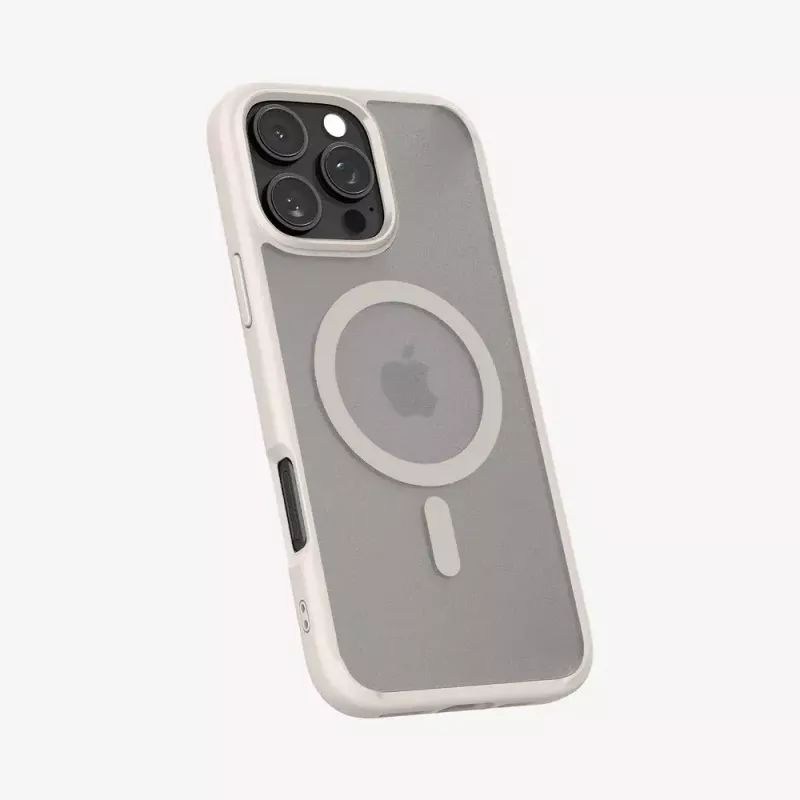Spigen Ultra Hybrid (MagFit) mobiiltelefoni ümbris Beež Läbipaistev