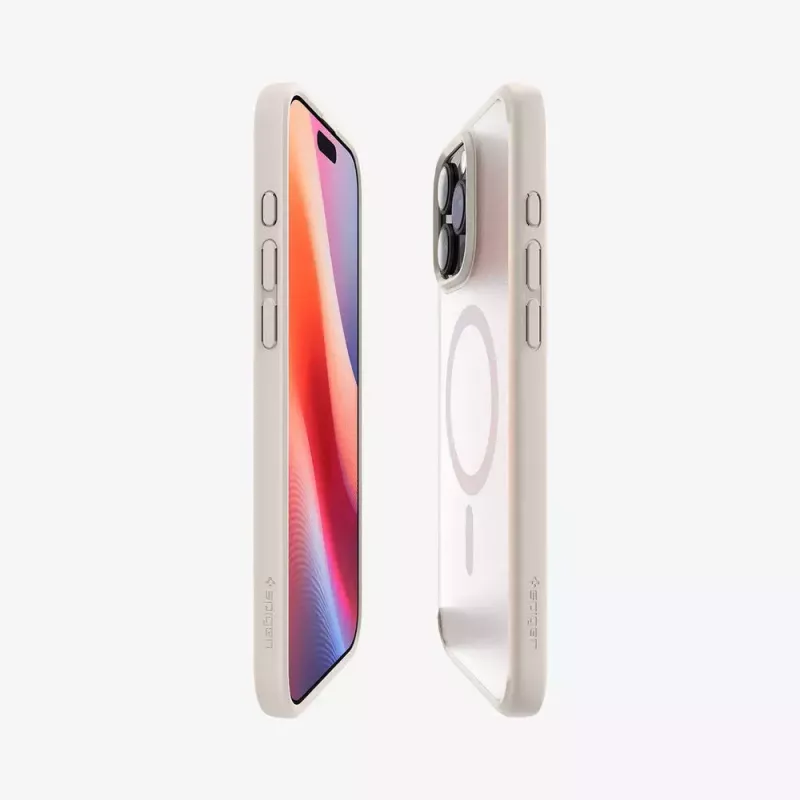 Spigen Ultra Hybrid (MagFit) mobiiltelefoni ümbris Beež Läbipaistev