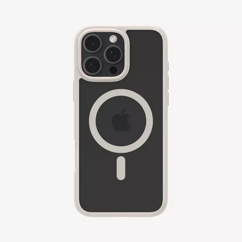 Spigen Ultra Hybrid (MagFit) mobiiltelefoni ümbris Beež Läbipaistev