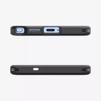 Spigen Galaxy S25 Ultra Tough Armor AI must töölaua tugijalg