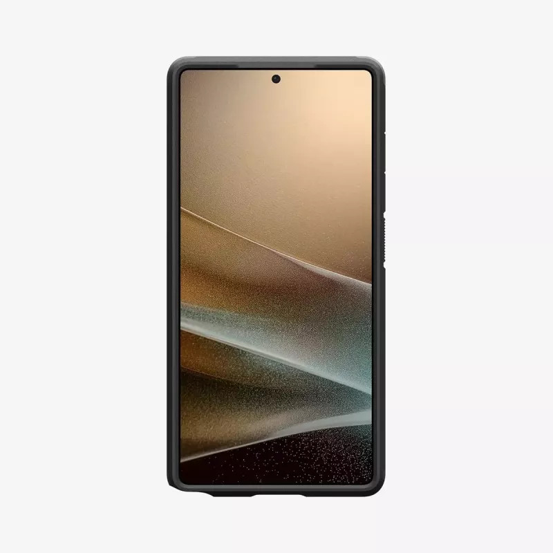 Spigen Galaxy S25 Ultra Tough Armor AI must töölaua tugijalg