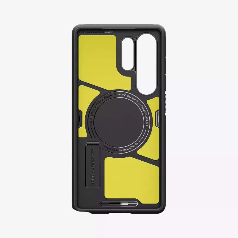 Spigen Galaxy S25 Ultra Tough Armor AI must töölaua tugijalg