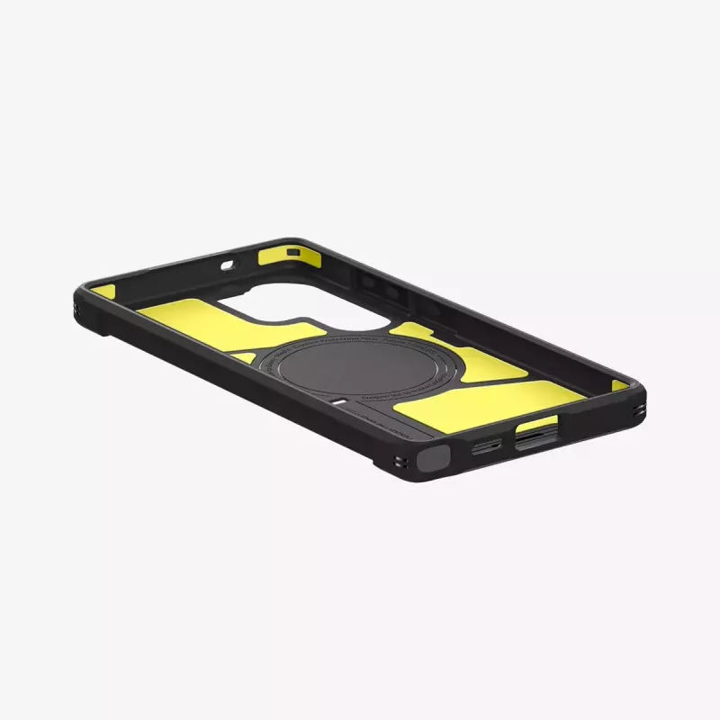 Spigen Galaxy S25 Ultra Tough Armor AI must töölaua tugijalg