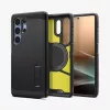 Spigen Galaxy S25 Ultra Tough Armor AI must töölaua tugijalg