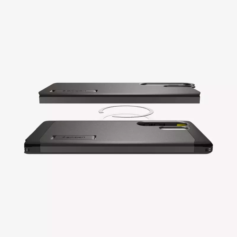 Spigen Galaxy S25 Ultra Tough Armor AI kate, Gunmetal Monochromatic