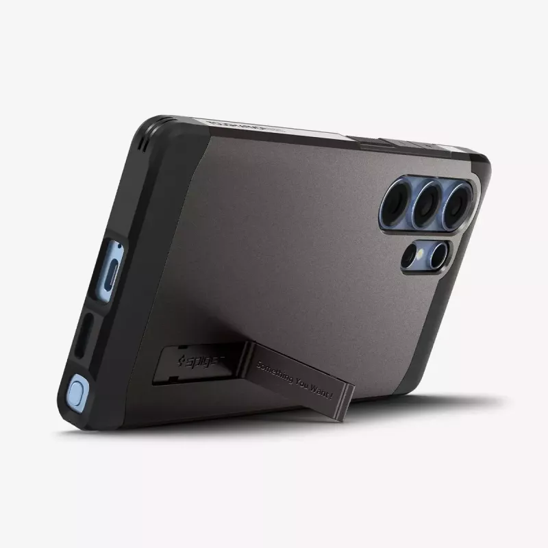 Spigen Galaxy S25 Ultra Tough Armor AI kate, Gunmetal Monochromatic