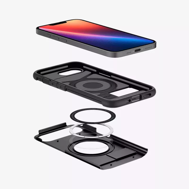 Kate Spigen õhuke Armor iPhone 16e must