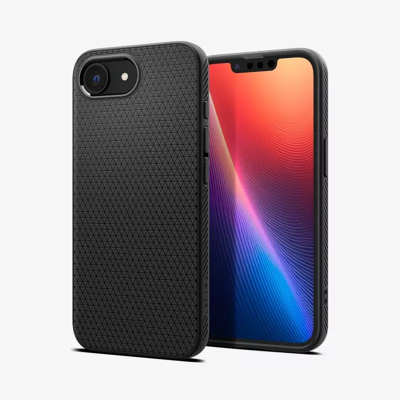 Cover Spigen Liquid Air iPhone 16e Case Matte Must