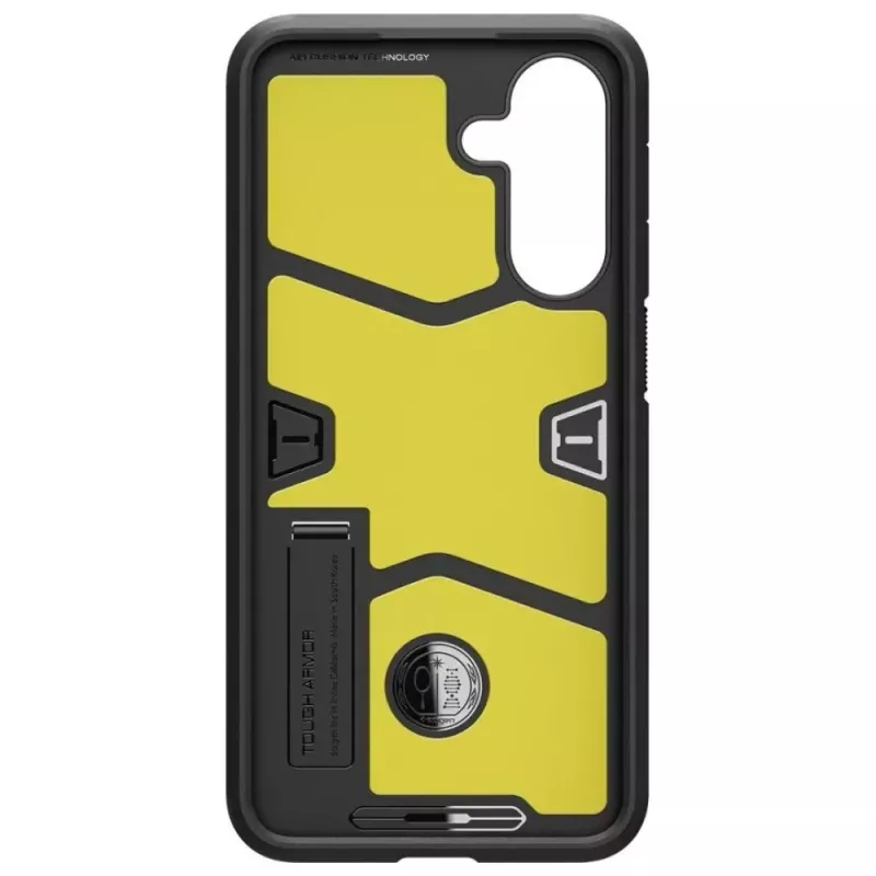 Kaitsev telefonikott Spigen Tough Armor Samsung Galaxy A36 5G-le — kahekihiline, must