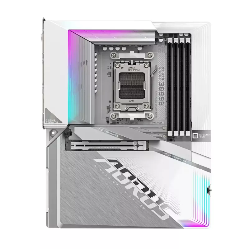 Emaplaat GIGABYTE B650E AORUS STEALTH ICE, AMD B650E, pesa AM5, ATX