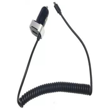 Autolaadija Beafon CC-2A4-MI — universaalne 12–24 V kuni 5 V, 1×USB 2.0, 1,5 m kaabel, must