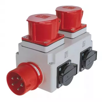 Toitejaotusseade Holzmann ALA1_400V 2 vahelduvvoolu pistikupesa 230-400V