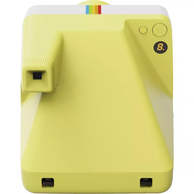 Hetkkaamera POLAROID Now Gen 3 kollane — mudel 9158, analoog-hetkprindi kaamera, integreeritud välklamp