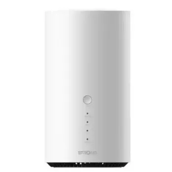 Mobiilsidevõrgu ruuter STRONG 5G AIRHOME 1900 — Wi‑Fi 7 (802.11be), 7200 Mbps, mitme kasutaja MIMO, 5G/4G/3G, valge