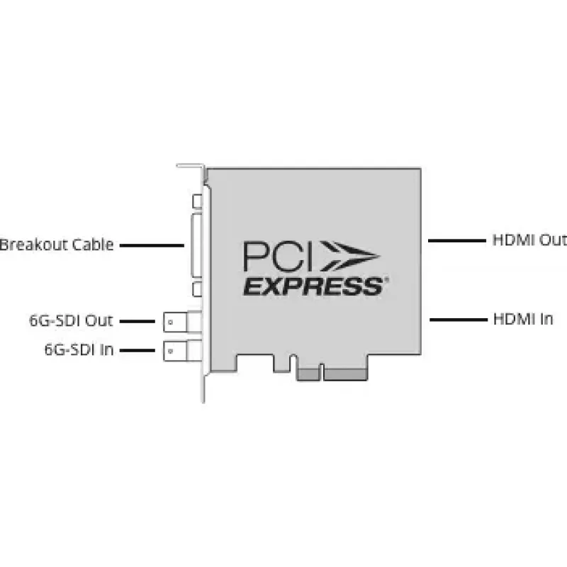 Video jäädvustusseade Blackmagic Design DeckLink Studio 4K 2x 6G-SDI