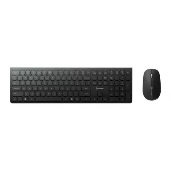 Klaviatuuri ja hiire komplekt ALOGIC ASKBT3WC — täissuuruses RF-juhtmeta + Bluetooth, must
