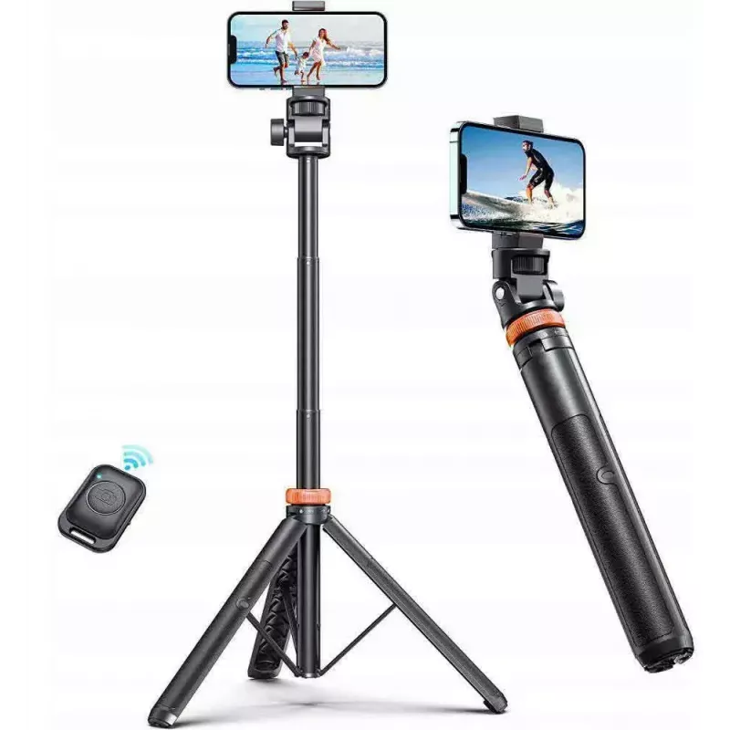 Selfie Stick Tripod Tech‑Protect L035 — reguleeritava kõrgusega, kerge kaasaskantav hoidik