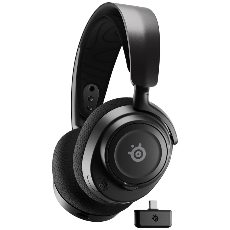 Steelseries Arctis Nova 7 Peakomplekt Juhtmevaba peapael Mängimine USB USB-C Bluetooth Must
