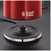 Russell Hobbs 20412-70 elektriline veekeetja 1,7 L must, punane, roostevaba teras