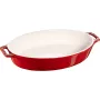 Staub Oval Ceramic Platter - 2,3 l, punane