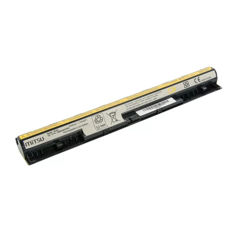 Aku Lenovo IdeaPad G500s, G510s, Z710 jaoks, 2200 mAh (32 Wh), 14,4–14,8 V