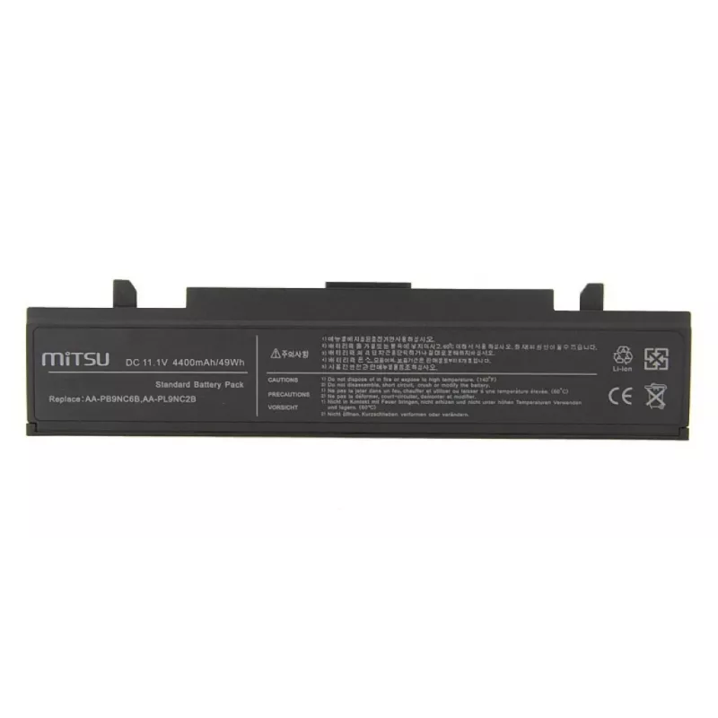 Aku Samsung R460, R519 jaoks 4400 mAh (49 Wh) 10,8 - 11,1 volti