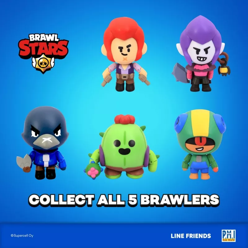 BRAWL STARS S1 TEGELASTE FIGUURID 11 cm - COLT
