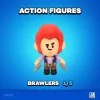 BRAWL STARS S1 TEGELASTE FIGUURID 11 cm - COLT
