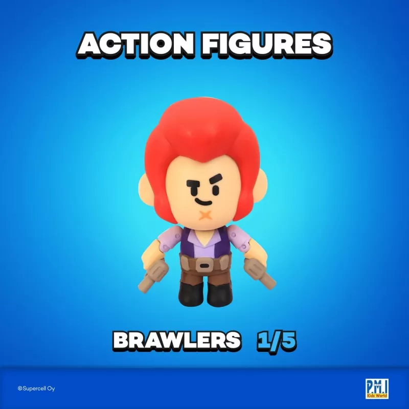 BRAWL STARS S1 TEGELASTE FIGUURID 11 cm - COLT