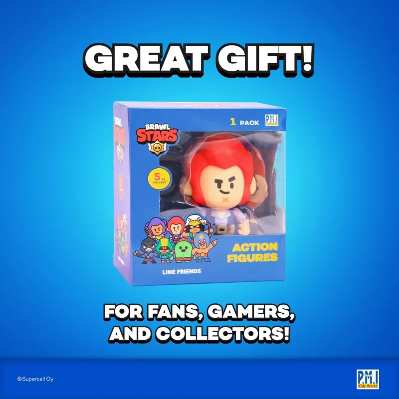 BRAWL STARS S1 TEGELASTE FIGUURID 11 cm - COLT