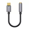 Baseus L54 heliadapter USB-C + 3,5 mm minipistik (must+hall)