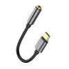 Baseus L54 heliadapter USB-C + 3,5 mm minipistik (must+hall)
