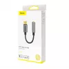 Baseus L54 heliadapter USB-C + 3,5 mm minipistik (must+hall)