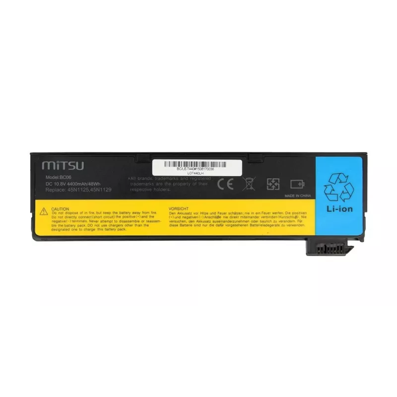 Aku Lenovo T440, X240 4400 mAh (48 Wh) 10.8 - 11.1 V